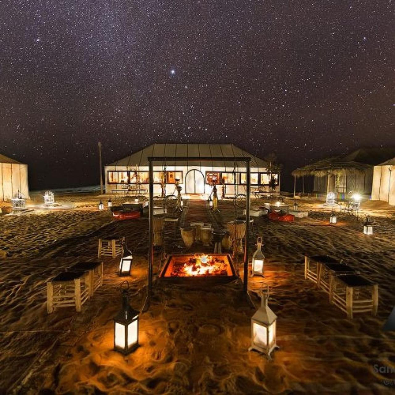 Sahara Luxury Glamping Hotel Merzouga Exterior photo